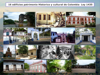 Edificaciones protegidas bajo la figura Patrimonio Historico y Cultural de la Nacion.